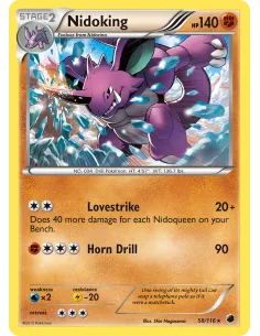 Nidoking - Reverse Holo