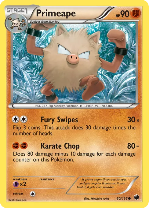 Primeape - Reverse Holo