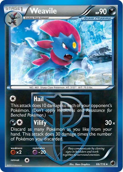 Weavile - Reverse Holo