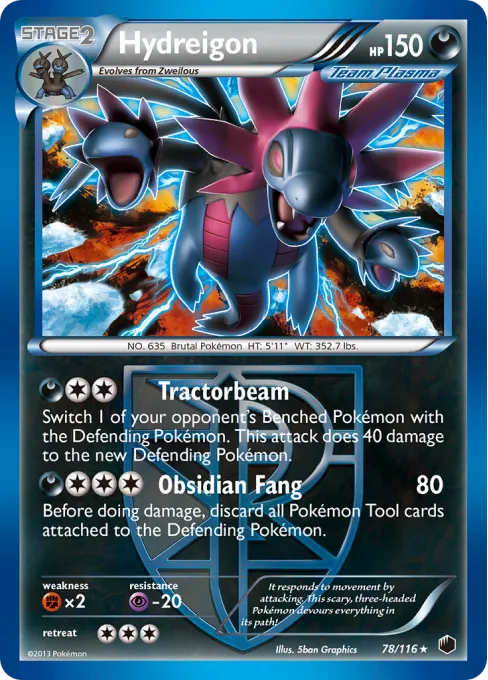 Hydreigon - Reverse Holo