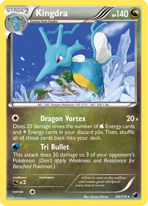 Kingdra - Reverse Holo