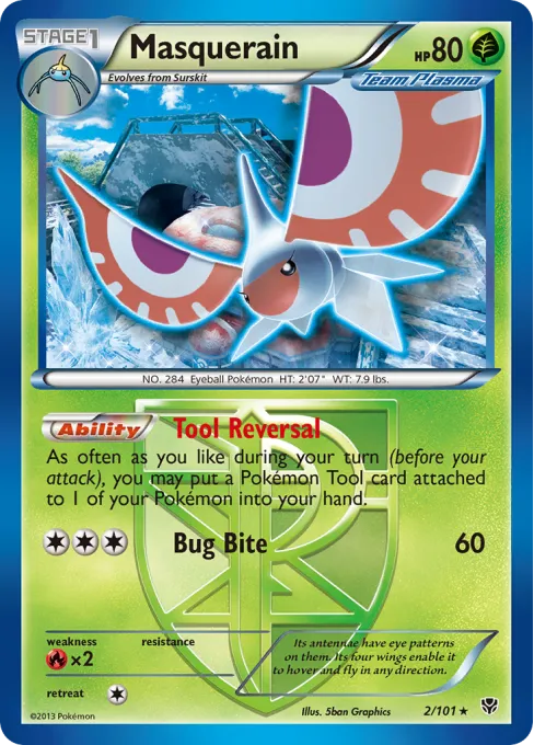 Masquerain - Reverse Holo