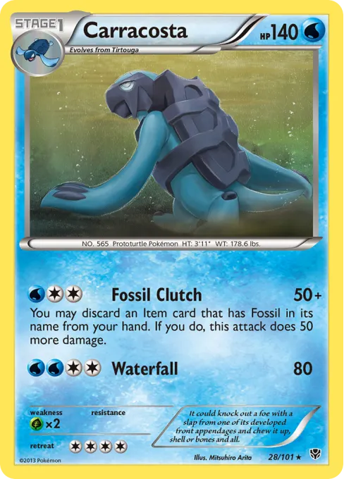 Carracosta - Reverse Holo