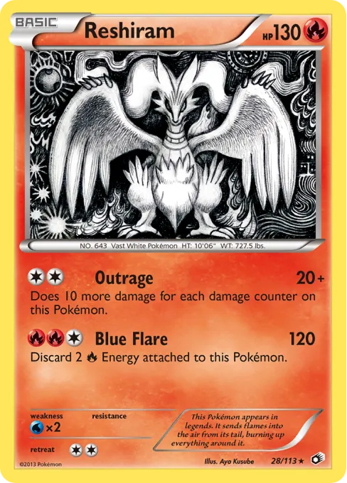 Reshiram - Reverse Holo