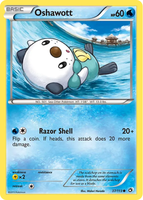 Oshawott - Reverse Holo