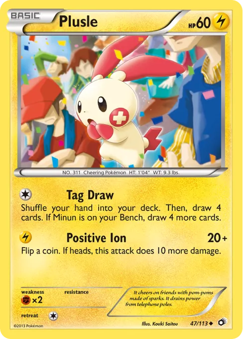 Plusle - Reverse Holo