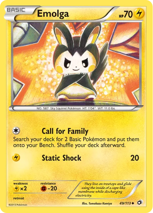 Emolga - Reverse Holo