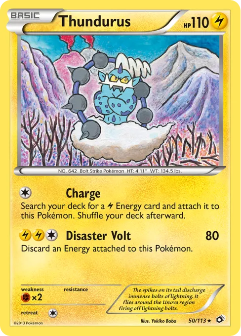 Thundurus - Reverse Holo