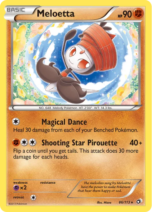 Meloetta - Reverse Holo