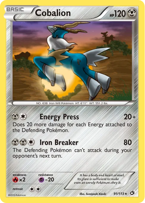 Cobalion - Reverse Holo