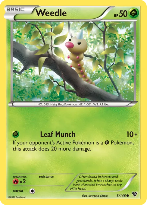 Weedle - Reverse Holo