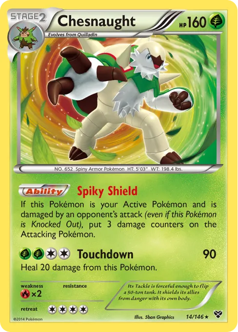 Chesnaught - Reverse Holo