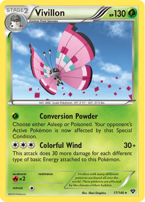 Vivillon - Reverse Holo
