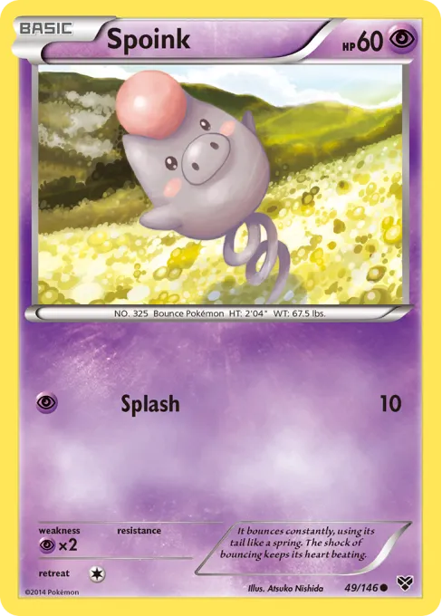 Spoink - Reverse Holo