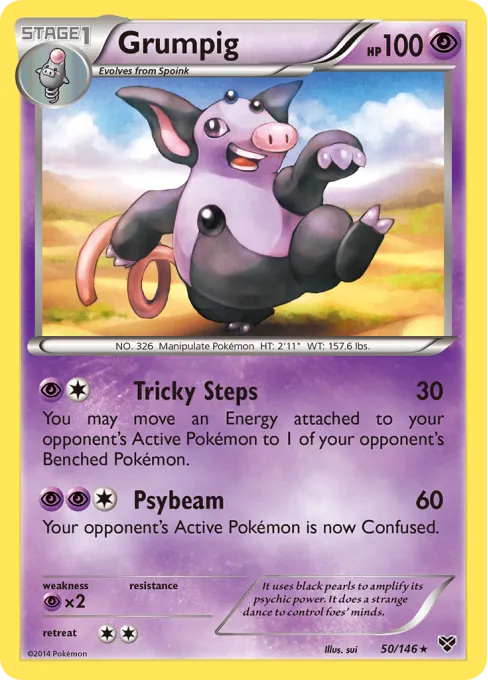 Grumpig - Reverse Holo