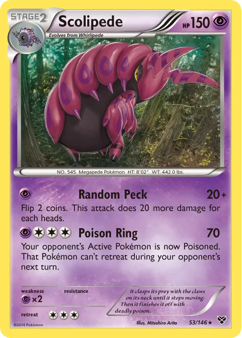 Scolipede - Reverse Holo