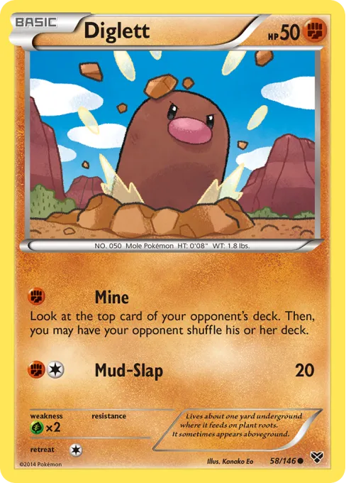 Diglett - Reverse Holo