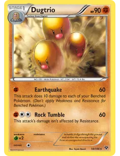 Dugtrio - Reverse Holo