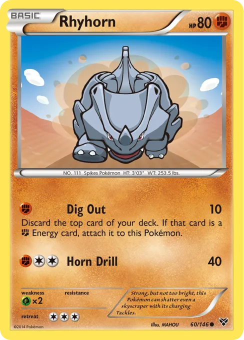 Rhyhorn - Reverse Holo