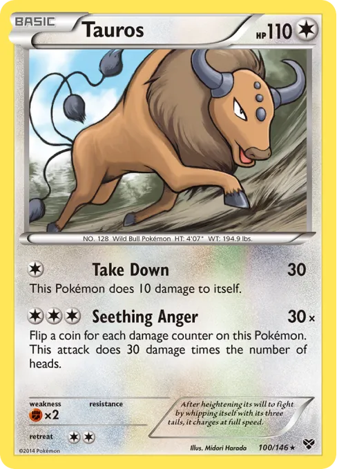 Tauros - Reverse Holo