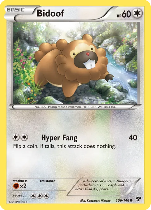 Bidoof - Reverse Holo