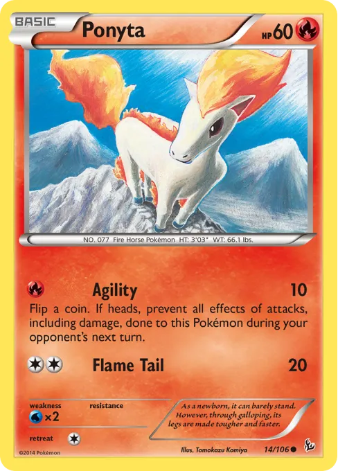 Ponyta - Reverse Holo