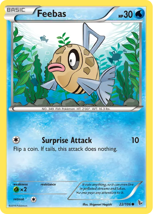 Feebas - Reverse Holo
