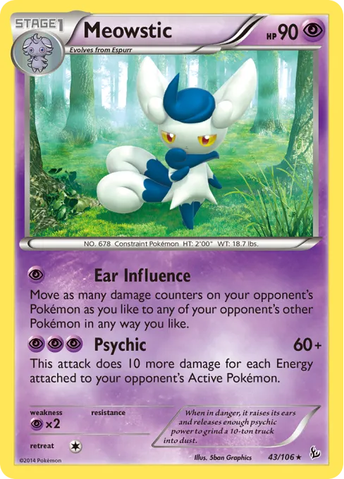 Meowstic - Reverse Holo