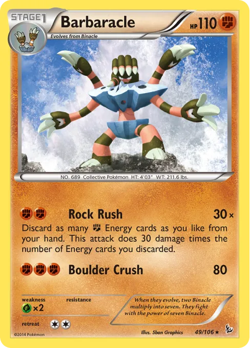 Barbaracle - Reverse Holo