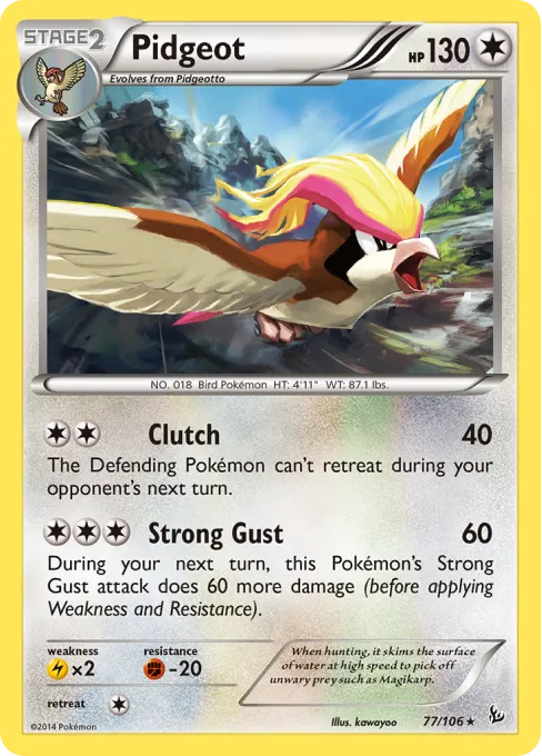 Pidgeot - Reverse Holo
