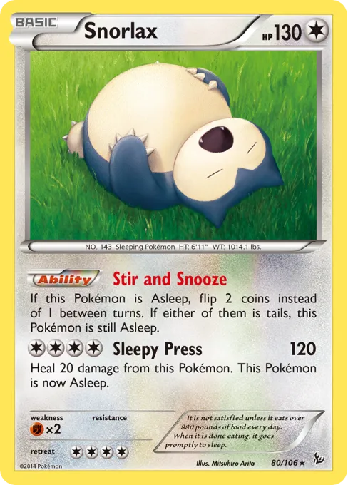 Snorlax - Reverse Holo