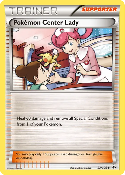 Pokémon Center Lady - Reverse Holo