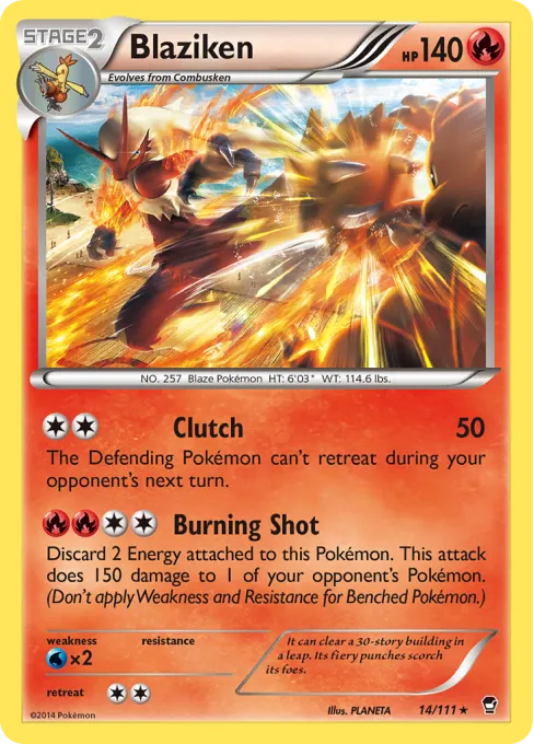 Blaziken - Reverse Holo