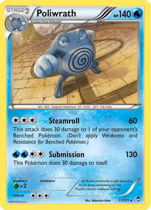 Poliwrath - Reverse Holo