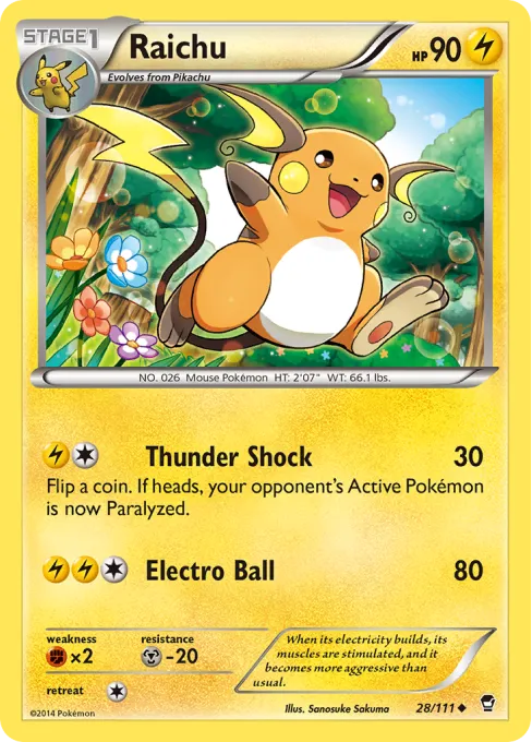 Raichu - Reverse Holo