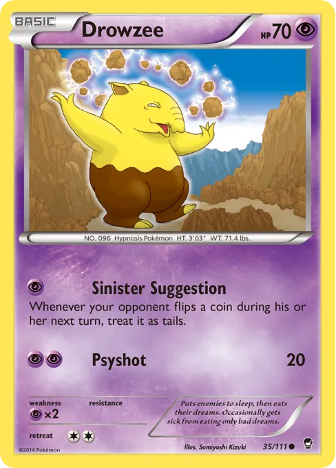 Drowzee - Reverse Holo