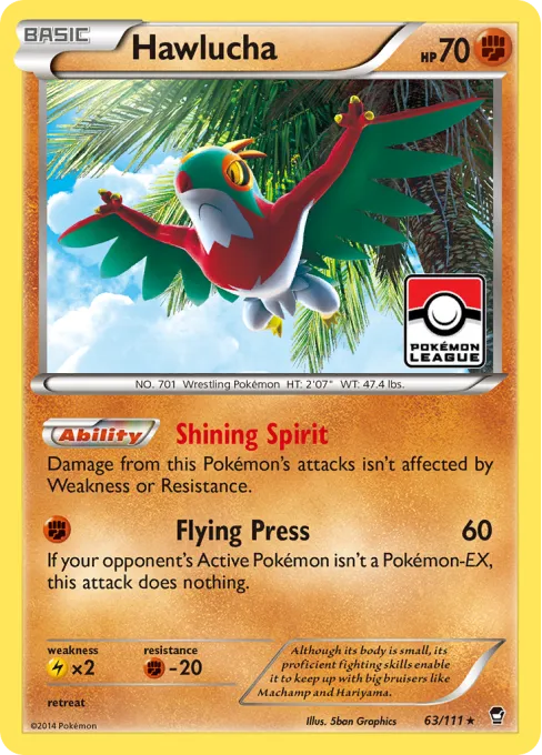 Hawlucha - Reverse Holo