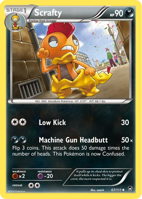 Scrafty - Reverse Holo