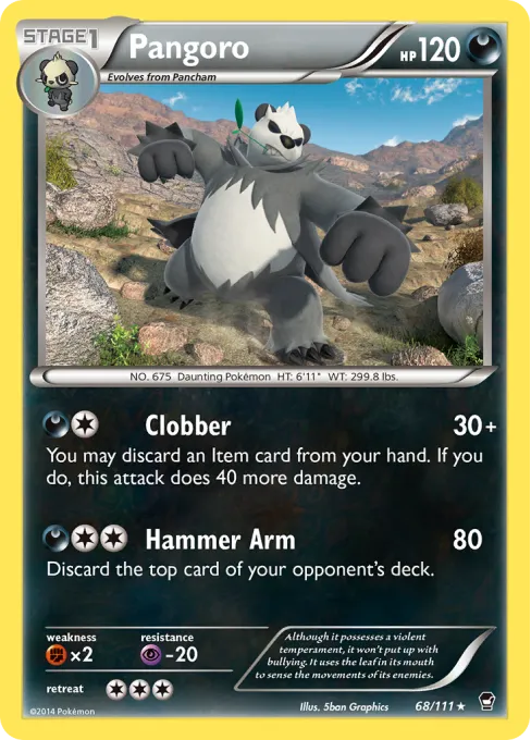 Pangoro - Reverse Holo