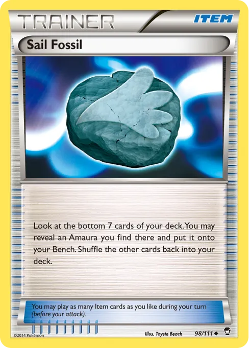 Sail Fossil - Reverse Holo