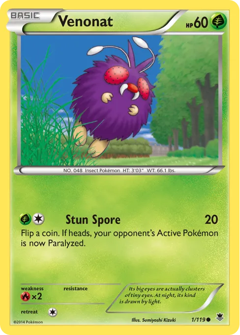 Venonat - Reverse Holo