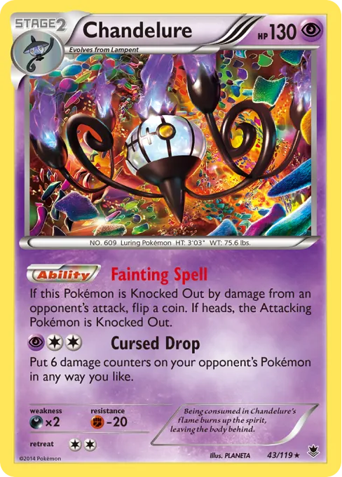 Chandelure - Reverse Holo