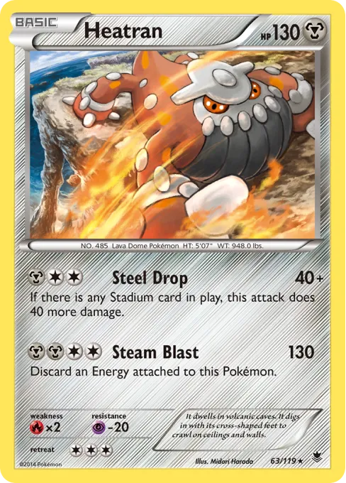 Heatran - Reverse Holo