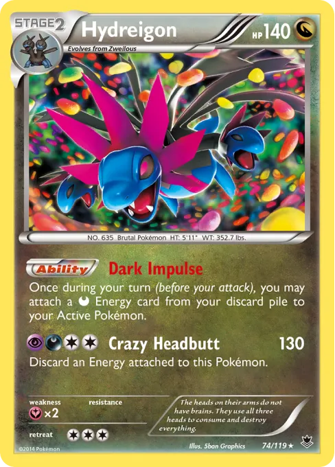 Hydreigon - Reverse Holo