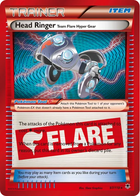 Head Ringer Team Flare Hyper Gear - Reverse Holo