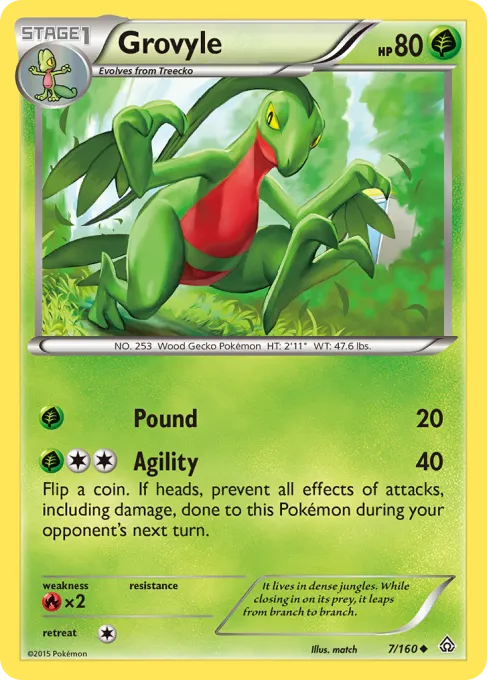 Grovyle - Reverse Holo