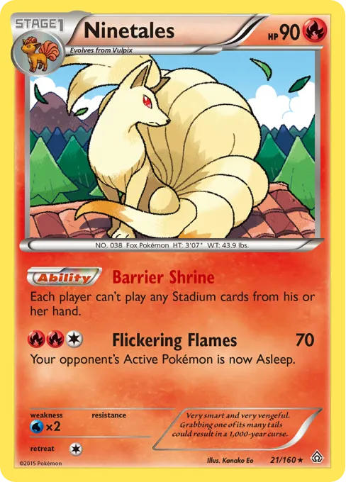 Ninetales - Reverse Holo