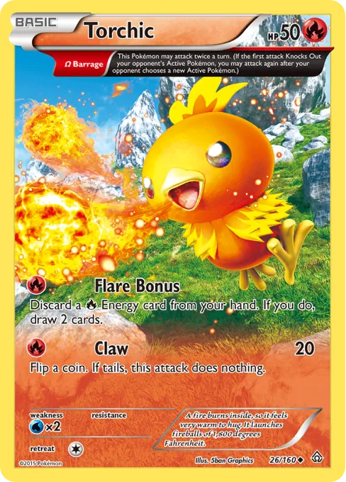 Torchic - Reverse Holo