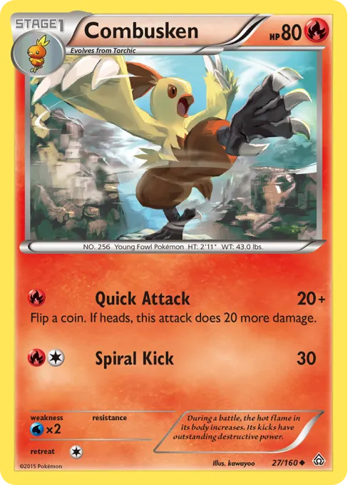 Combusken - Reverse Holo