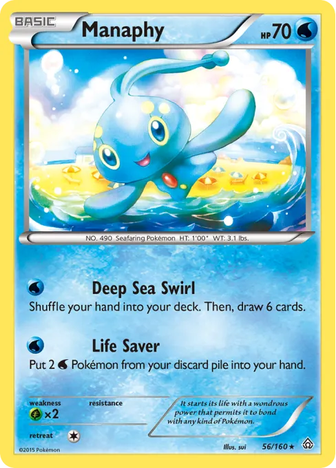 Manaphy - Reverse Holo
